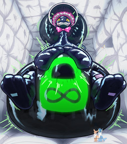 ambiguous_gender anthro big_diaper bonnet bound clothing coat diaper diapersuit encasement extreme_size_difference group handles_on_shoulders headgear headwear huge_diaper infinity_symbol lab_coat latex ledge lock_symbol macro padded_room permanent permanent_smile size_difference skinsuit symbol tight_clothing topwear trio sexotheque nintendo pokemon eevee eeveelution flareon generation_1_pokemon generation_2_pokemon jolteon legendary_pokemon lugia pokemon_(species) vaporeon 2026 digital_media_(artwork) hi_res