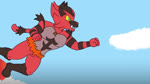 boots building clothing cloud fast flying footwear humor internet male rocket_boots shoes sky solo badebyrd nintendo pokemon tahu_(incineroar) generation_7_pokemon incineroar pokemon_(species) 16:9 animated hi_res short_playtime sound webm widescreen