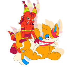 anthro dry_humping duo from_front_position hand_on_belly humping inflatable lying male male/male missionary_position mute on_back pinata pool_toy rubbing rubbing_penis sex smile smirk fr34krave m1llipedez lapfox_trax bandetto the_quick_brown_fox animate_inanimate canid canine fox living_pinata mammal hi_res