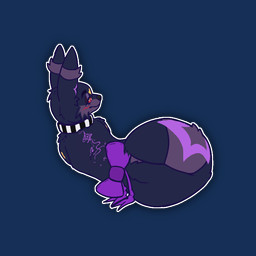 ambiguous_gender feral fur outline purple_body purple_bow purple_fur purple_tail red_eyes simple_background solo striped_collar tail transparent_background white_outline kits4kats nintendo pokemon vi_(kitpawz) eeveelution generation_2_pokemon pokemon_(species) umbreon 1:1 alpha_channel