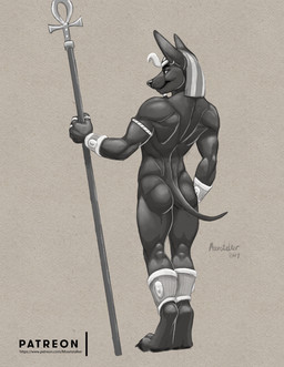 2019 anthro anubian_jackal anubis armband barefoot biceps black_claws black_fur black_nose black_pawpads bracelet butt canid canine canis casual_exposure claws clothing deity ear_piercing egyptian egyptian_clothing egyptian_headdress eyebrows eyelashes fur half-closed_eyes holding_object holding_staff ineffective_clothing jackal jewelry legband looking_at_viewer looking_back male mammal monochrome mostly_nude muscular muscular_male patreon pawpads paws piercing pose rear_view richard_foley ring signature simple_background smile snout solo staff standing url wristband
Rating: Questionable
Score: 3
User: 2DUK
Date: March 25, 2019 2019 anthro anubian_jackal anubis armband barefoot biceps black_claws black_fur black_nose black_pawpads bracelet butt canid canine canis casual_exposure claws clothing deity ear_piercing egyptian egyptian_clothing egyptian_headdress eyebrows eyelashes fur half-closed_eyes holding_object holding_staff ineffective_clothing jackal jewelry legband looking_at_viewer looking_back male mammal monochrome mostly_nude muscular muscular_male patreon pawpads paws piercing pose rear_view richard_foley ring signature simple_background smile snout solo staff standing url wristband
Rating: Questionable
Score: 3
User: 2DUK
Date: March 25, 2019