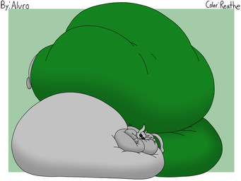 anthro belly belly_squish big_belly big_butt big_moobs black_eyewear black_glasses black_sclera blue_eyes border bottomwear butt butt_squish clothing eyewear glasses green_background green_bottomwear green_clothing green_leggings green_legwear green_nose green_pants grey_body grey_ears grey_hooves grey_tail hand_on_moob hand_on_own_moob hooves huge_belly huge_butt huge_moobs huge_thighs hyper hyper_belly hyper_butt hyper_moobs hyper_thighs leggings legwear looking_at_viewer lying lying_on_self male moob_squish moobs morbidly_obese morbidly_obese_anthro morbidly_obese_male obese obese_anthro obese_male on_side overweight overweight_anthro overweight_male pants simple_background smile smiling_at_viewer solo squish tail text thick_thighs tight_clothing weight_gain white_border alvro reathe third-party_edit microsoft ori_(series) xbox_game_studios reathe_(character) guardian_spirit 2025 4:3 artist_name color_edit colored digital_media_(artwork) hi_res shaded