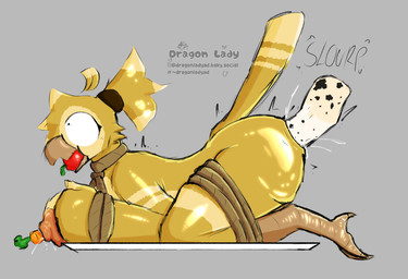 anal anal_fisting anal_penetration anthro apple apple_in_mouth arms_tied bdsm beak bodily_fluids bondage bound breasts carrot feathers female fisting food food_fetish food_gag food_insertion food_play fruit gag glistening glistening_body improvised_sex_toy lactating nipple_fetish nipple_penetration nipple_play nipples non-mammal_nipples nude penetration plant questionable_consent restraints rope rope_bondage solo tail tail_feathers vegetable dragonlady_(artist) caroline_(lem75) avian bird hi_res