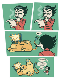 blep cigarette cigarette_smoke electrical_plug_tail electronics feathered_wings feathers feral for_a_head pawpads screen screen_face smoke smoking smoking_cigarette speech_bubble television text tongue tongue_out wings kyrakupetsky deltarune mythology undertale_(series) spamton_g._spamton sphinx_tenna_(deltarune) tenna_(deltarune) addison_(deltarune) darkner felid humanoid mammal mythological_creature mythological_sphinx object_head screen_head tv_head comic english_text hi_res