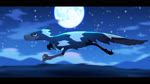 ambiguous_gender blue_body blue_feathers claws cloud feathers female feral full_moon moon mountain music night outside running scales sickle solo star white_body white_feathers yellow_eyes sound_warning wingedwolf94 dinosaur dromaeosaurid feathered_dinosaur feathered_scalie latenivenatrix prehistoric_species reptile scalie theropod 16:9 animated hi_res short_playtime sound webm widescreen