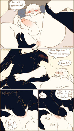 4_panel_comic anal anal_penetration anthro anthro_on_anthro anthro_penetrated anthro_penetrating anthro_penetrating_anthro anus arm_tuft balls biped black_balls black_body black_feathers black_penis black_wings blush bodily_fluids cheek_tuft chest_tuft closed_smile cutaway dialogue duo embarrassed expression_cutaway facial_tuft feather_tuft feathers first_person_view genital_fluids genitals glans grinding head_tuft humanoid_genitalia humanoid_penis looking_at_another looking_at_partner male male/male male_penetrated male_penetrating male_penetrating_male mouth_closed neck_tuft nervous nude nude_anthro nude_male penetration penile penile_penetration penis sex shoulder_tuft side_view slow_sex smile spread_anus spread_legs spreading sweat_emanata text tuft wavy_mouth wavy_smile white_balls white_body white_feathers wings lovebuffpg45 abby_(pegu2726) azure_(pegu2726) avian bird corvid oscine passerine unknown_species 2024 artist_name comic digital_drawing_(artwork) digital_media_(artwork) english_text hi_res