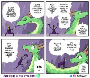 2_horns 4_fingers 4_panel_comic bone border cigarette_holder dialogue duo eek eyelashes eyes_closed female fingers green_eyes horn instagram_logo narrowed_eyes open_mouth she-dragon_(merrivius) skull skull_head smoking speech_bubble text twitter_logo white_border merrivius arlokk_the_atrocious instagram mythology twitter webtoon arlokk dragon mythological_creature mythological_scalie scalie 2022 artist_name comic comic_sans digital_media_(artwork) english_text hi_res shaded