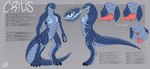 animal_genitalia anthro anus digitigrade erection genital_slit genitals knot knotted_penis male penis side_view solo standing tail tapering_penis noronori crius_(offline_user) lizardman scalie hi_res model_sheet