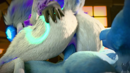 anthro anthro_on_anthro anthro_penetrated anthro_penetrating anthro_penetrating_anthro anus balls big_breasts big_butt big_nipples big_penis black_body black_fur blue_balls blue_body blue_eyes blue_fur blue_mask blue_penis breasts butt digitigrade erection female female_on_top female_penetrated fluffy fur genitals glowing glowing_eyes glowing_markings glowing_nipples grey_body grey_fur grey_hair hair hand_on_butt interspecies lying male male/female male_on_bottom male_penetrating male_penetrating_female markings multiple_angles nipples on_back on_bottom on_top penetration penis power_bottom purple_anus purple_vulva reverse_cowgirl_position sex sound_effects teal_markings teal_nipples thick_thighs vein veiny_penis vulva white_body white_fur twitchyanimation catarackta_(modeler) valorlynz_(modeler) league_of_legends riot_games tencent gin_(twitchyanimation) kindred_(lol) lamb_(lol) bat bovid caprine mammal sheep 16:9 2025 3d_(artwork) 3d_animation animated digital_media_(artwork) hi_res huge_filesize loop short_playtime sound voice_acted webm widescreen