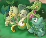 3_fingers 3_toes amphibian anal anal_penetration anime bald barefoot black_eyes blush brown_skin bulbasaur chikorita cloaca cowgirl_position cum cum_in_mouth cum_inside cum_on_face cum_on_penis cum_string erection fellatio frog fuf gay gecko green_nose green_skin group group_sex hand_on_head happy in_mouth japanese knot leaf leaves lizard looking_down looking_up lying male masturbation nintendo nude on_back on_top open_mouth oral oral_sex orgy penetration penis pink_skin plant pokémon precum purple_penis raised_arm red_eyes red_penis red_skin reptile scalie sex smile snake snivy standing tongue tongue_out treecko turtle turtwig video_games white_eyes white_skin yellow_eyes yellow_skin young
Rating: Explicit
Score: 11
User: toh
Date: June 15, 2013