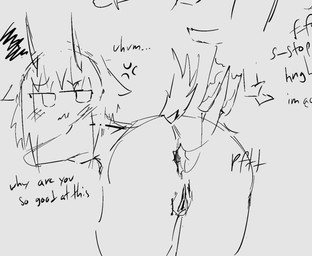 anal anal_fingering anal_fluids anthro anus bodily_fluids duo fart female fingering genitals goat_tail horn male male/female text vulva lucidly_(artist) lucy_(lucidly) bovid caprine caprine_demon demon goat goat_demon humanoid mammal monochrome
