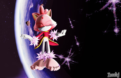 5_toes anthro barefoot barefooter big_feet clothed clothing eyes_closed feet female floating foot_focus gem humanoid_feet kick looking_at_object midair planet plantigrade purple_body rock soles solo space thick_feet toes wide_feet zeeahj sega sonic_the_hedgehog_(series) blaze_the_cat burning_blaze domestic_cat felid feline felis mammal 3d_(artwork) digital_media_(artwork) hi_res