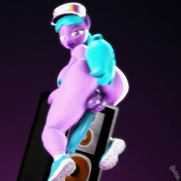animal_genitalia animal_penis anthro anthrofied big_butt blue_nipples blue_penis breasts butt clothing crossgender equine_genitalia equine_penis footwear ftg_crossgender fti_crossgender genitals gynomorph hat headgear headwear intersex mostly_nude nipples penis shoes solo speaker screwingwithsfm friendship_is_magic hasbro my_little_pony azure_velour_(mlp) earth_pony equid equine horse mammal pony 1:1 3d_(artwork) 3d_animation animated digital_media_(artwork) loop no_sound short_playtime video