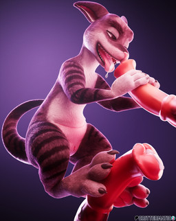 animal_genitalia animal_penis anthro bodily_fluids cum cum_in_mouth cum_inside equine_genitalia equine_penis erection feet fellatio female foot_fetish foot_play footjob genital_fluids genitals group group_sex handjob male male/female oral paws penile penis sex threesome vulva conditional_dnp crittermatic biscuit_(crittermatic) macropod mammal marsupial 3d_(artwork) digital_media_(artwork) hi_res