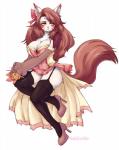 anthro big_breasts breasts cleavage clothed clothing felid feline female footwear garter_straps high_heels mammal pinkkoffin shoes solo