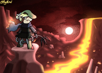 2_toes anthro belt blood blood_from_mouth blood_in_mouth blue_scarf bodily_fluids butterfly_clip clothing clothing_on_fire cybernetic_arm cybernetic_eye cybernetic_limb cybernetic_tail cybernetics feet female fire green_body grey_body hell hellscape lava leaf leaf_hair machine mechanical_arm metal_claws plant plant_hair pseudo_hair red_sky rock scarf serious_face shirt sky solo tail tail_hand tan_body toes topwear tunic unusual_anatomy unusual_tail psykwol nintendo pokemon ellie_(psykwol) breloom cyborg generation_3_pokemon pokemon_(species)