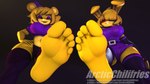 5_toes anthro big_breasts blonde_hair breasts clothing colored_nails duo eyeshadow feet female foot_fetish foot_focus footwear hair hat headgear headwear humanoid_feet legwear machine makeup nails plantigrade purple_clothing purple_eyes purple_footwear purple_legwear purple_nails purple_socks purple_stockings purple_thigh_highs purple_thigh_socks red_eyes red_eyeshadow socks soles stockings text thigh_highs thigh_socks toeless_footwear toeless_legwear toeless_socks toeless_stockings toeless_thigh_highs toes arcticchilifries five_nights_at_freddy's fredina's_nightclub scottgames bonfie_(cryptiacurves) bonnie_(fnaf) golden_freddy_(fnaf) type_0_(cryptiacurves) animatronic bear lagomorph leporid mammal rabbit robot 16:9 3d_(artwork) digital_media_(artwork) hi_res url widescreen