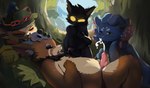 anthro bodily_fluids cum forced fur genital_fluids group male male/male masturbation white_body white_fur young sundevu league_of_legends riot_games tencent fizz_(lol) gnar_(lol) teemo_(lol) veigar yordle hi_res