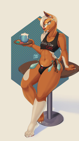 anthro beverage coffee condom condom_play condom_wrapper ear_piercing eyewear facial_piercing femboy filled_condom furniture glasses industrial_piercing lip_piercing looking_at_viewer male on_table piercing ring_piercing sexual_barrier_device sitting sitting_on_table smile solo table tied_condom two_piece_suit wearing_glasses rathilene maxwell_simons_(coffeescifipup) canid canine canis domestic_dog mammal 4k 9:16 absurd_res hi_res