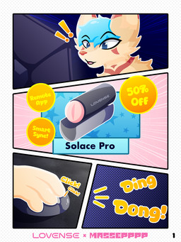 advertisement ambiguous_gender anthro comic_panel computer computer_mouse electronics fur hair kiri_blue penetrable_sex_toy sex_toy solo sponsored surprised text massepppp lovense lovense_solace_pro 3:4 comic english_text hi_res promotional_material male_(lore)