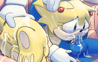 anthro blue_body blue_fur bodily_fluids crying cum cum_in_mouth cum_in_vagina cum_inside cum_on_face duo feet fellatio female fur genital_fluids genitals licking male male/female oral penile penis penis_lick sex tears tongue vaginal_fluids vulva yellow_body yellow_fur maildowntheroad5416 sega sonic_the_hedgehog_(comics) sonic_the_hedgehog_(series) sonic_the_hedgehog_(shogakukan) sonic_the_hedgehog tania_(sonic_manga) eulipotyphlan hedgehog mammal hi_res incest_(lore)