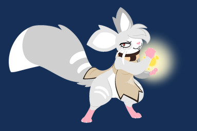 anthro big_tail biped casual_exposure female fluffy fluffy_tail fur genitals grey_body grey_fur grey_hair hair hair_over_eye huge_tail magic magic_user multicolored_body multicolored_fur pink_nose red_eyes smile solo standing tail thick_thighs vulva whiskers white_body white_fur wide_hips halbean atlyss chang_(atlyss) chinchilla chinchillid mammal rodent 2025 3:2 alpha_channel digital_media_(artwork) hi_res