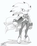 5_fingers anthro beak big_breasts breasts cape clothed clothing female fingers jacket simple_background skinsuit solo standing tight_clothing topwear white_background hardtones archie_comics sega sonic_the_hedgehog_(archie) sonic_the_hedgehog_(comics) sonic_the_hedgehog_(series) nephthys_the_vulture accipitrid accipitriform avian bird egyptian_vulture old_world_vulture vulture 2023 4:5 greyscale hi_res monochrome signature