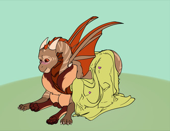 anthro bedding blanket butt duo faceless_character faceless_male kaltt lynxon male master sucking tail kaltt_deelohial mythology deelohial dragon mythological_creature mythological_scalie scalie absurd_res hi_res