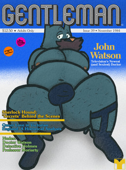 1980s_theme anthro armpit_hair bedroom_eyes belly big_belly big_butt body_hair butt butt_hair chest_hair clothing diet-marc eyebrows facial_hair footwear g-string g-string_aside garter_belt garter_belt_socks garter_straps hairy hairy_male hands_on_ground happy_trail leg_hair magazine magazine_title male mustache narrowed_eyes navel nipples overweight overweight_male pecs porn_magazine pornography raised_eyebrow retro seductive smug_face socks solo spread_legs spreading sticker text underwear vintage mars_zero sherlock_hound_(series) watson_(sherlock_hound) canid canine canis domestic_dog hunting_dog mammal scottish_terrier terrier cover english_text hi_res magazine_cover