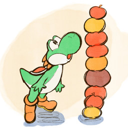 4_fingers ambiguous_gender anthro apple big_nose biped boots boots_only clothing countershading fingers food footwear footwear_only fruit green_body head_spikes looking_up mostly_nude open_mouth plant semi-anthro shell shoes side_view simple_background small_tail solo spikes spikes_(anatomy) standing tail boiled_walrus mario_bros nintendo green_yoshi scalie yoshi 1:1 digital_drawing_(artwork) digital_media_(artwork) english_description hi_res shaded