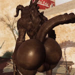 anus back_spikes backsack balls big_balls big_butt big_horn brown_anus brown_balls brown_body brown_claws building butt butt_jiggle butt_tattoo city claws feral genitals glistening glistening_body glistening_butt glistening_genitalia horn huge_butt jiggling male not_furry nude post-apocalyptic presenting presenting_hindquarters puffy_anus solo spikes spikes_(anatomy) tail tattoo willie_piv bethesda_game_studios enclave_(fallout) fallout microsoft roblox enclaw_(willie_piv) deathclaw monster scalie 1:1 2024 3d_(artwork) 3d_animation animated colored digital_media_(artwork) high_framerate no_sound short_playtime watermark webm