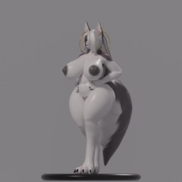 anthro areola big_breasts big_butt breasts butt ear_piercing female fur genitals hair mature_anthro mature_female nipples nude piercing red_sclera ring_piercing simple_background smile solo tail thick_thighs vulva wide_hips fluffyglitch fluffyglitch_(modeler) fluffyglitch_(rigger) hellaverse helluva_boss mythology loona_(fluffyglitch) loona_(helluva_boss) loona_(milf)_(fluffyglitch) canid canid_demon canine demon hellhound mammal mythological_canine mythological_creature 1:1 3d_(artwork) animated blender_(artwork) digital_media_(artwork) hi_res no_sound short_playtime turntable_(animation) video