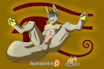 anthro balls big_balls ear_piercing egyptian erection genitals knot male nude patreon_logo paws penis piercing solo text website_logo azaleesh patreon anubislivess anubite anubian_jackal canid canine canis jackal mammal 3:2 cel_shading digital_media_(artwork) english_text shaded url