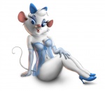 bianka bianka_(character) breasts disney female hi_res mammal mouse murid murine rodent simple_background solo tail white_background