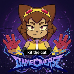 anthro brown_hair clothing eyewear female gloves goggles hair handwear jacket red_clothing red_gloves red_handwear solo topwear yellow_clothing yellow_jacket_(clothing) yellow_topwear ilyaloshmyak gameoverse glitch_productions kit_bodega domestic_cat felid feline felis mammal 1:1