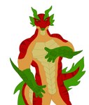 :3 anthro blep featureless_crotch front_view green_eyes green_hands green_horn green_tail green_tongue horn male muscular muscular_anthro muscular_male orange_body red_body scales simple_background solo standing tail tail_tuft tan_body tan_scales tongue tongue_out tuft white_background aiden2003 mythology dragon mythological_creature mythological_scalie scalie 2024 digital_media_(artwork) portrait three-quarter_portrait