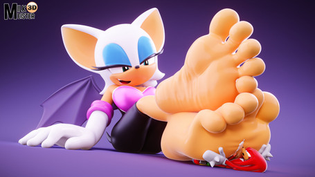 5_toes anthro blue_eyeshadow bodily_fluids clothing cum cum_on_feet duo ejaculation extreme_size_difference eyeshadow feet female foot_fetish foot_focus foot_play footjob fur genital_fluids genitals gloves gradient_background handwear humanoid_feet humanoid_genitalia humanoid_penis makeup male male/female membrane_(anatomy) membranous_wings micro oversized_footjob penis plantigrade purple_background red_body red_fur sex simple_background sitting sitting_on_ground size_difference soles toes underfoot white_body white_fur wings milkmeister3d sega sonic_the_hedgehog_(series) knuckles_the_echidna rouge_the_bat bat echidna mammal monotreme 16:9 3d_(artwork) 4k absurd_res digital_media_(artwork) hi_res widescreen