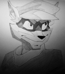 anthro clothed clothing flat_cap hat headgear headwear looking_aside male mask solo unknown_artist sly_cooper_(series) sony_corporation sony_interactive_entertainment sucker_punch_productions sly_cooper mammal procyonid raccoon 2011 absurd_res bust_portrait grandfathered_content graphite_(artwork) greyscale hi_res monochrome portrait traditional_media_(artwork)