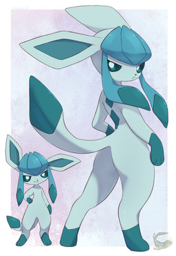 3_fingers 3_toes ambiguous_gender anthro anthrofied big_ears biped blue_body blue_sclera diamond_(marking) feet fingers front_view frown hand_on_hip logo looking_at_viewer looking_back looking_back_at_viewer markings paws simple_background slim_ambiguous slim_anthro smug_grin solo standing tail toes white_eyes mochiri nintendo pokemon canid eeveelution generation_4_pokemon glaceon mammal pokemon_(species) absurd_res artist_logo digital_drawing_(artwork) digital_media_(artwork) hi_res japanese_description