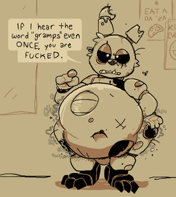 3_toes anthro belly belly_expansion belly_inflation big_belly black_sclera bloated dialogue digestion_noises expansion feet gesture hand_gesture huge_belly inflation machine male navel pointing pointing_at_viewer profanity solo sound_effects speech_bubble standing talking_to_viewer text toes white_eyes pawplants five_nights_at_freddy's five_nights_at_freddy's_3 scottgames springtrap_(fnaf) animatronic lagomorph leporid mammal rabbit robot robot_anthro 2025 digital_media_(artwork) english_text hi_res