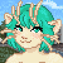 antennae_(anatomy) anthro background_shot blinking blue_hair eating female hair idle_animation invisible solo blusagi third-party_edit voices_of_the_void esriek_(queeky) aquatic ariral arthropod crustacean shrimp 1:1 animated digital_media_(artwork) low_res pixel_(artwork)