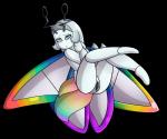 absurd_res alpha_channel android animal_humanoid arthropod arthropod_humanoid blue_blush blue_eyes blue_pupils blush butterfly_humanoid featureless_feet feet female genitals grey_hair hair hi_res humanoid insect insect_humanoid insect_wings lepidopteran lepidopteran_humanoid machine mario_bros nintendo paper_mario pupils pussy robot simple_background solo tiptron transparent_background wings yoshimister