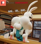 anthro anus balls balls_deep big_balls big_butt big_penis biped butt crouching desk detailed_background erection fur furniture genitals holding_object holding_penetrable_sex_toy holding_sex_toy inside looking_pleasured male male_anthro masturbation narrowed_eyes office on_desk onomatopoeia open_mouth penetrable_sex_toy penetration penile penile_masturbation penis pink_nose sex_toy sharp_teeth solo sound_effects table teapot_(body_type) teeth text thick_thighs tiptoes tongue tongue_out toying_self white_body white_fur wide_hips camseven sam_and_max max_(sam_and_max) lagomorph leporid mammal rabbit 2023 3d_(artwork) artist_name digital_media_(artwork) hi_res