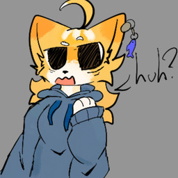 anthro breasts clothed clothing confusion female fish_hook fur hair hoodie hook looking_at_viewer multicolored_body multicolored_fur orange_hair paws raised_paw simple_background solo text topwear foxiusrahhh tangerine domestic_cat felid feline felis mammal 1:1 digital_media_(artwork) hi_res