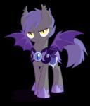 armor clothing female feral looking_at_viewer membrane_(anatomy) membranous_wings pupils simple_background slit_pupils solo standing transparent_background wings yellow_eyes goatanimedatingsim friendship_is_magic hasbro my_little_pony mythology fan_character midnight_blossom night_guard_(mlp) royal_guard_(mlp) bat_pony equid equine hybrid mammal mythological_creature mythological_equine pegasus alpha_channel hi_res