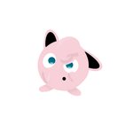 ambiguous_gender blue_eyes confusion feet head_tilt looking_at_viewer not_furry open_mouth pink_body simple_background small_feet small_hands solo uneven_ears uneven_eyes funkyy nintendo pokemon generation_1_pokemon jigglypuff pokemon_(species) 1:1 hi_res lineless