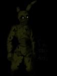 anthro biped black_background creepy front_view glowing glowing_eyes long_ears machine male nude scary simple_background solo standing teeth text theicedwolf five_nights_at_freddy's five_nights_at_freddy's_3 scottgames springtrap_(fnaf) animatronic robot english_text hi_res portrait three-quarter_portrait