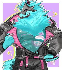 5_fingers anthro blush bone claws egg fingers fur humanoid_hands male mask rib_cage skeleton solo tail teal_body teal_fur teal_tail akizume lifewonders tokyo_afterschool_summoners koshchei_(tas) canid canine canis mammal spirit wolf 2025 absurd_res colored hi_res