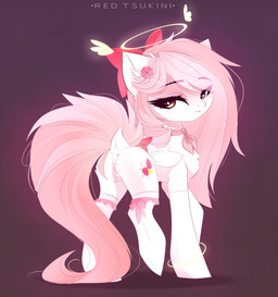 accessory anus bodily_fluids bow_ribbon butt chest_tuft clothing cutie_mark dock_(anatomy) eyebrow_through_hair eyebrows eyelashes female feral folded_wings furgonomics genital_fluids genitals hair hair_accessory hair_bow hair_ribbon legwear long_hair pink_hair pink_tail raised_tail ribbons ring smile solo tail tail_accessory tail_bow tail_ribbon translucent translucent_hair tuft vaginal_fluids vulva wings red_tsukini hasbro my_little_pony mythology fan_character equid equine mammal mythological_creature mythological_equine pegasus absurd_res digital_media_(artwork) hi_res