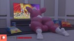 16:9 3_toes 3d_(artwork) anthro anus backsack balls barefoot big_butt butt camseven chip_(sonic) chips_(food) digital_media_(artwork) doritos dragon_ball dragon_ball_fighterz english_text feet femboy food frito-lay fur gaming genitals hair hi_res lying male mammal on_front patreon patreon_logo perineum playing_video_game pop-tarts rear_view red_body red_fur sega soles solo sonic_the_hedgehog_(series) sonic_unleashed teapot_(body_type) text thick_thighs toes unknown_species watermark website_logo white_hair wide_hips widescreen wings